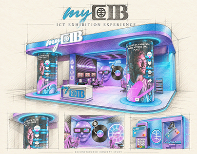 myCIB exhibition design presentation